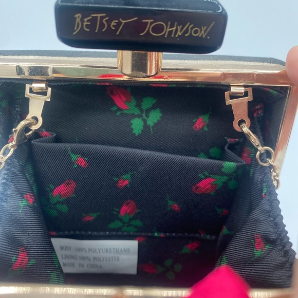Betsey Johnson perfume bottle style purse - Picture 6 of 8